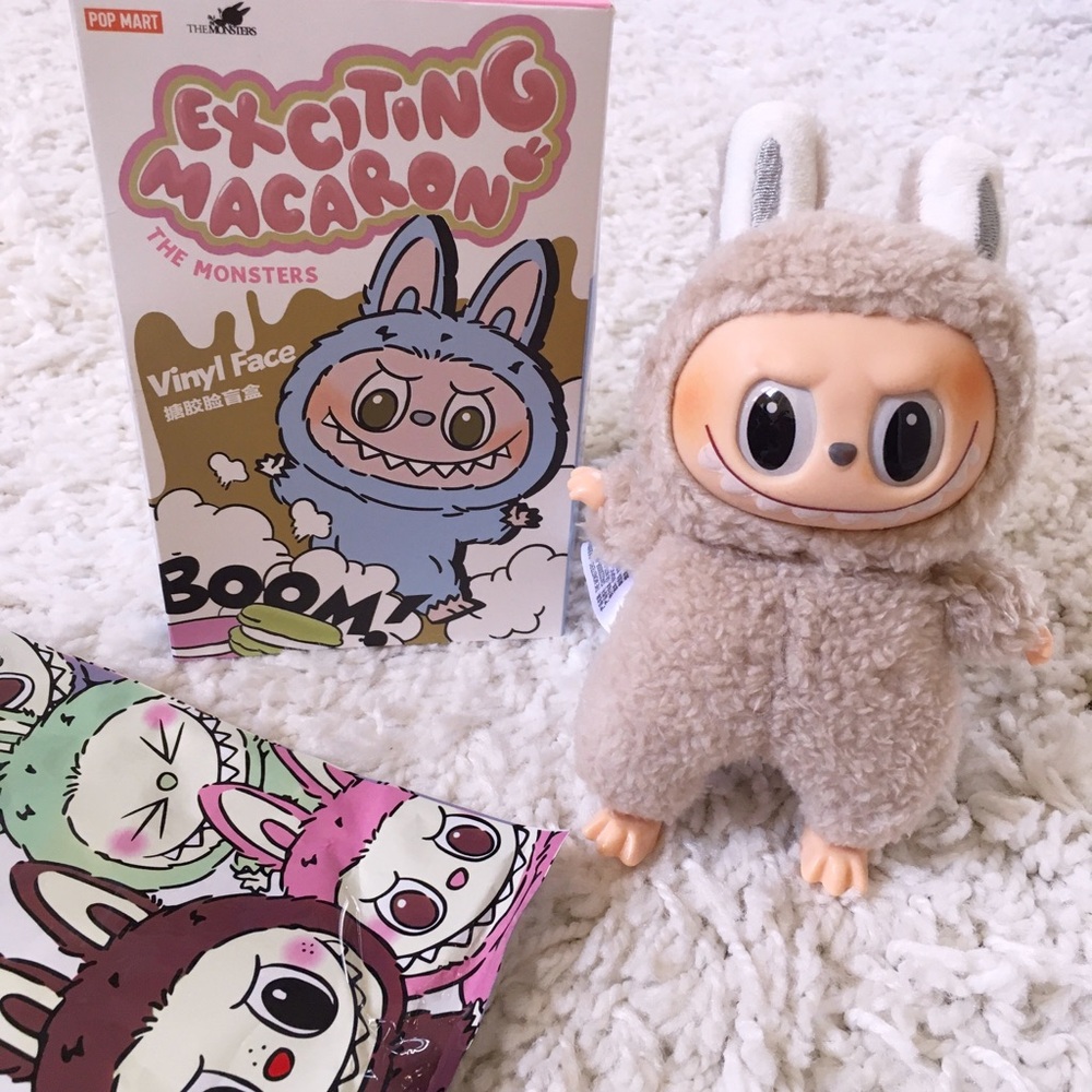 Exciting Macaron The Monsters, Toffee, Plush Bag charm